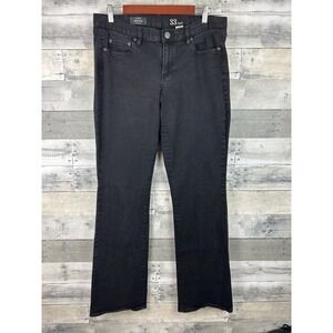 J Crew Women's Black Boot Cut Jeans 33 Tall